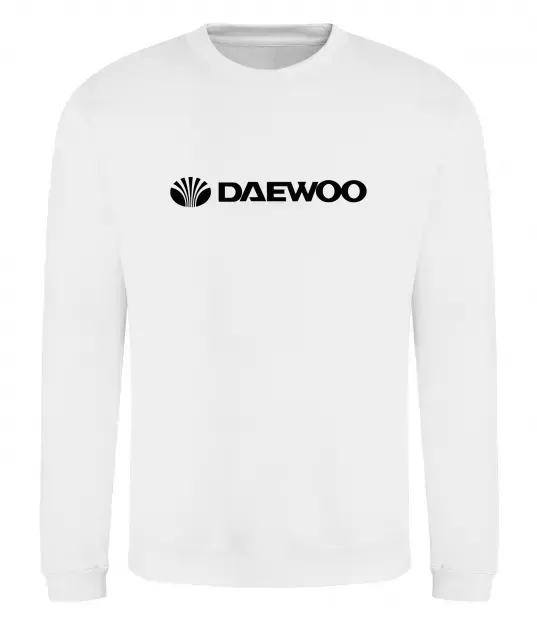 Свитшот Daewoo logo Белый фото