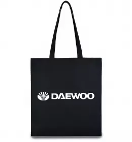 Эко-сумка Daewoo logo Черный фото