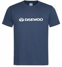 Мужская футболка Daewoo logo Темно-синий фото