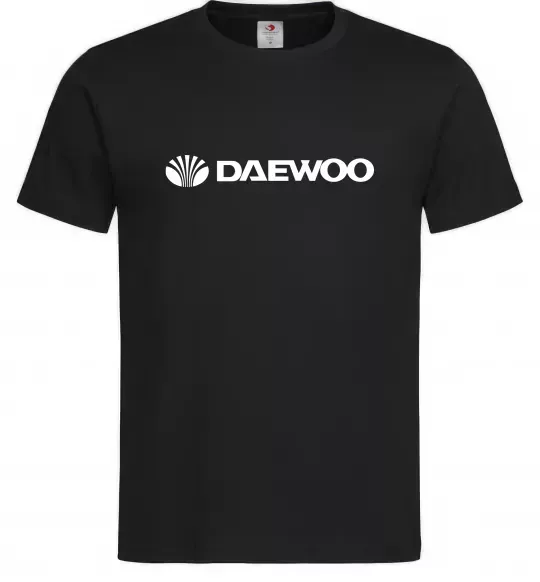 Мужская футболка Daewoo logo Черный фото