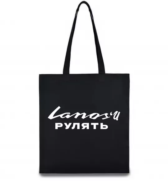 Эко-сумка Ланоси рулять Черный фото
