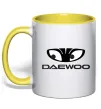 Чашка с цветной ручкой Daewoo Солнечно желтый фото