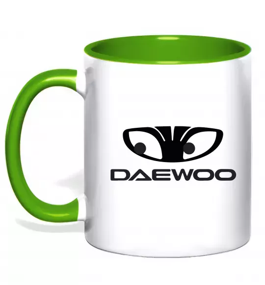 Чашка с цветной ручкой Daewoo Зеленый фото