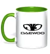 Чашка с цветной ручкой Daewoo Зеленый фото