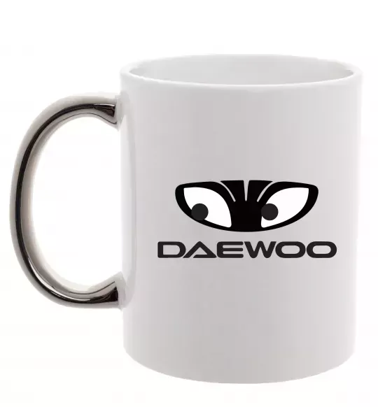 Чашка с цветной ручкой Daewoo Серебро фото