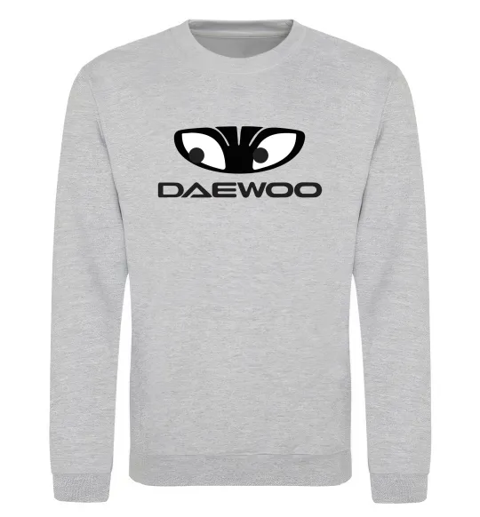 Свитшот Daewoo Серый меланж фото