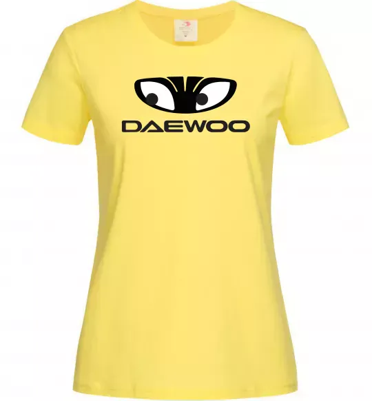 Женская футболка Daewoo Лимонный фото