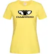 Женская футболка Daewoo Лимонный фото