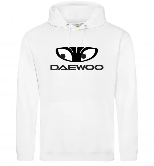 Мужская толстовка (худи) Daewoo Белый фото