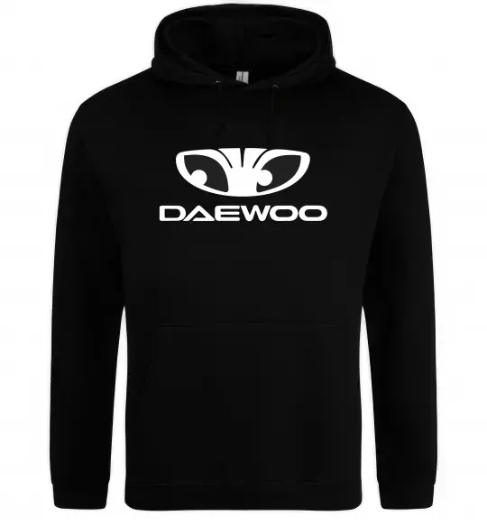 Мужская толстовка (худи) Daewoo Черный фото