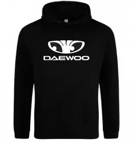 Мужская толстовка (худи) Daewoo Черный фото