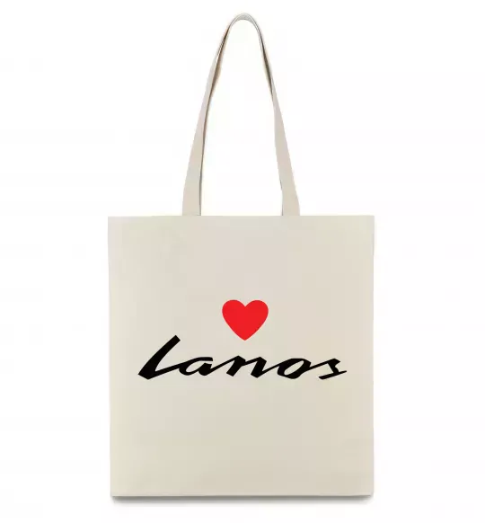 Эко-сумка Lanos heart Бежевый фото