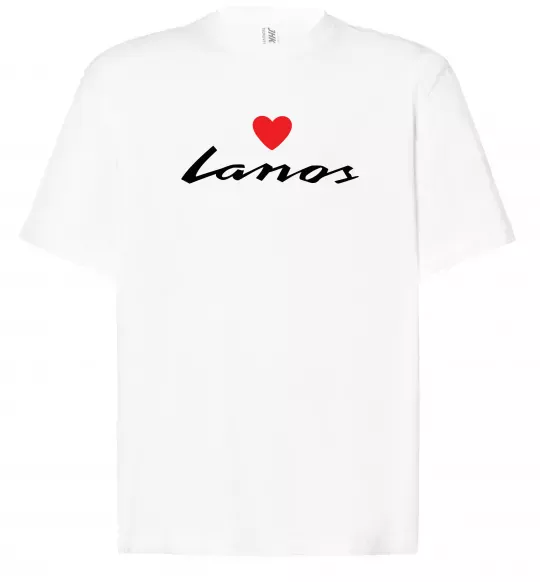 Футболка Оверсайз Lanos heart Белый фото