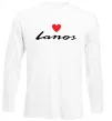 Лонгслив Lanos heart Белый фото