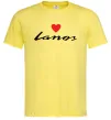 Мужская футболка Lanos heart Лимонный Мужская футболка Lanos heart Лимонный фото