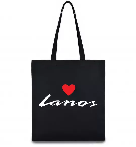 Эко-сумка Lanos heart Черный фото