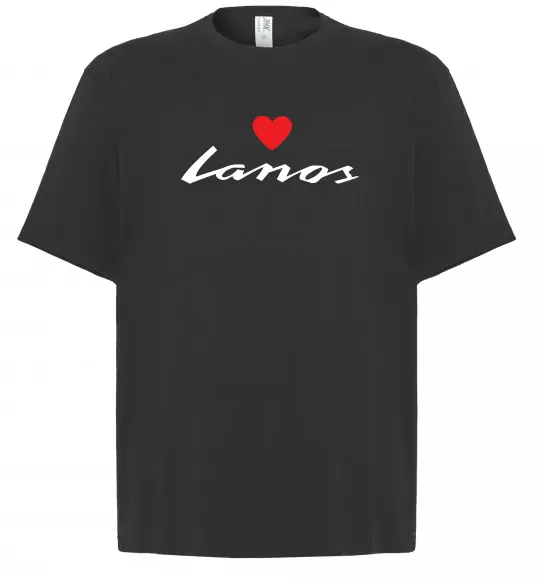 Футболка Оверсайз Lanos heart Черный фото