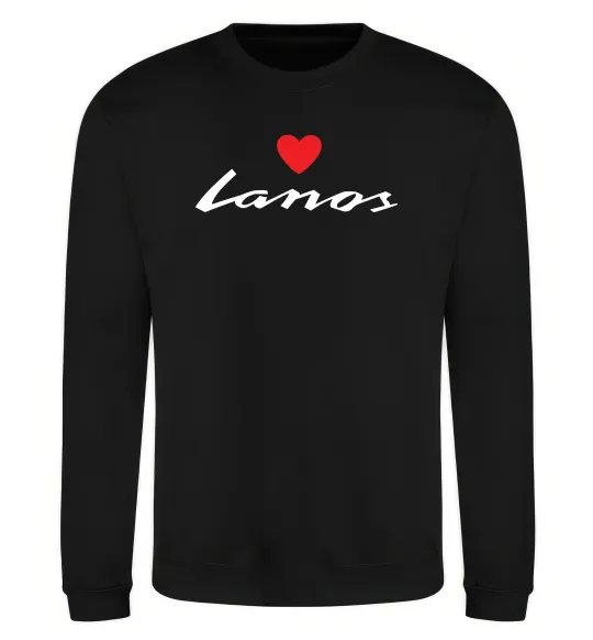 Свитшот Lanos heart Черный фото