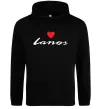 Жіноча толстовка (худі) Lanos heart Чорний фото
