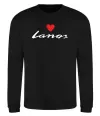 Свитшот Lanos heart Черный фото