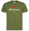 Мужская футболка Lanos heart Оливковый Мужская футболка Lanos heart Оливковый фото