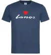 Мужская футболка Lanos heart Темно-синий Мужская футболка Lanos heart Темно-синий фото