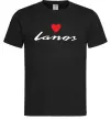 Мужская футболка Lanos heart Черный Мужская футболка Lanos heart Черный фото