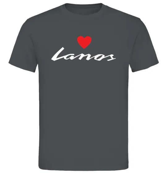 Мужская футболка Lanos heart Графит фото