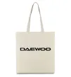 Эко-сумка Daewoo напис Бежевый фото