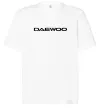 Футболка Оверсайз Daewoo напис Белый фото
