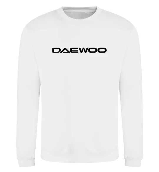 Свитшот Daewoo напис Белый фото