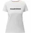 Женская премиум футболка Daewoo напис Белый фото