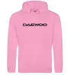 Мужская толстовка (худи) Daewoo напис Розовый фото