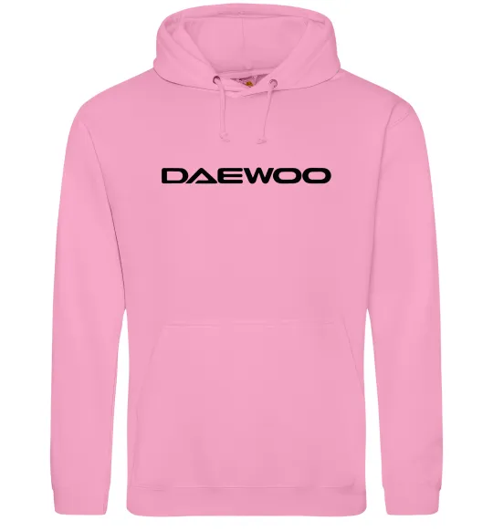 Женская толстовка (худи) Daewoo напис Розовый фото