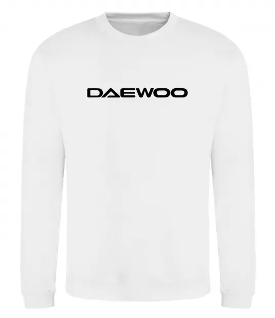 Світшот Daewoo напис Білий фото