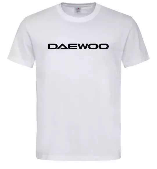 Мужская футболка Daewoo напис Белый фото