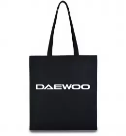 Эко-сумка Daewoo напис Черный фото