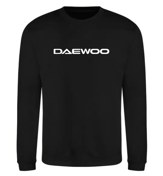 Свитшот Daewoo напис Черный фото