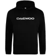 Жіноча толстовка (худі) Daewoo напис Чорний фото
