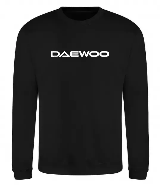 Світшот Daewoo напис Чорний фото