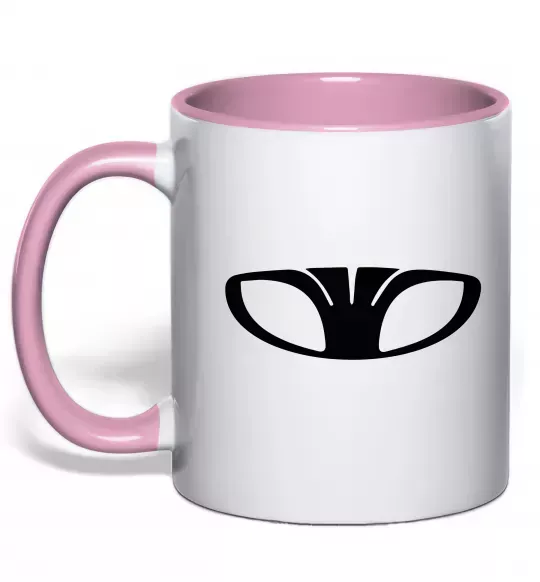 Чашка с цветной ручкой Лого Daewoo Нежно розовый фото