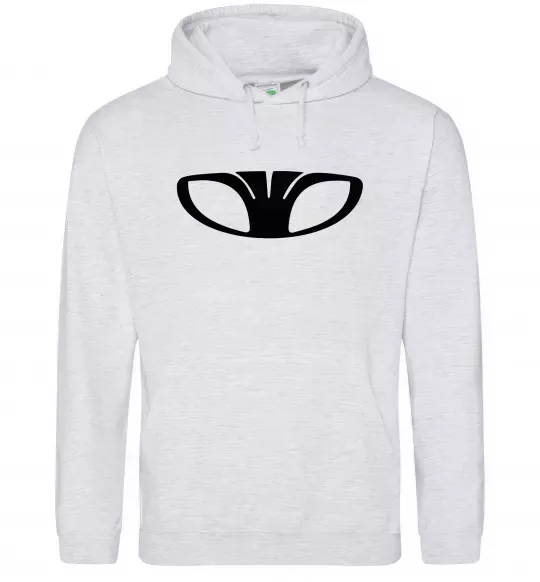 Мужская толстовка (худи) Лого Daewoo Серый меланж фото