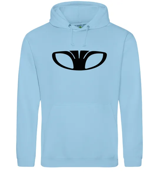 Женская толстовка (худи) Лого Daewoo Голубой фото