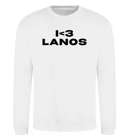Свитшот I <3 Lanos Белый фото