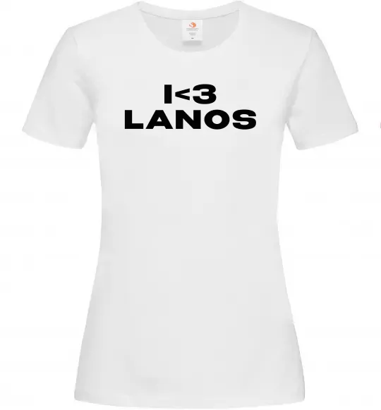 Жіноча футболка I <3 Lanos Білий фото