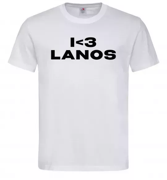 Чоловіча футболка I <3 Lanos Білий фото