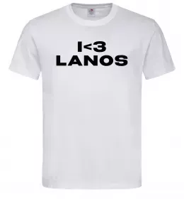 Мужская футболка I <3 Lanos Белый фото