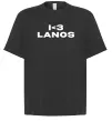 Футболка Оверсайз I <3 Lanos Черный фото