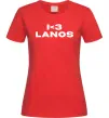Жіноча футболка I <3 Lanos Червоний фото
