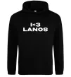Женская толстовка (худи) I <3 Lanos Черный фото
